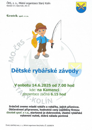 Dětské rybářské závody 2025